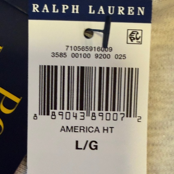 Polo by Ralph Lauren Men's Heather Gray Polo Shirt - Picture 5 of 5